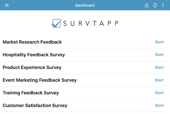 Survey App Features